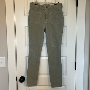 Anthropologie Olive Skinny Pants